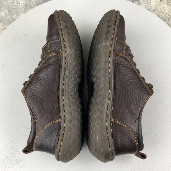 Born Women's Size 7M Brown Leather Closed Toe Lace-Up Low Top Oxford Shoes - Picture 8 of 13